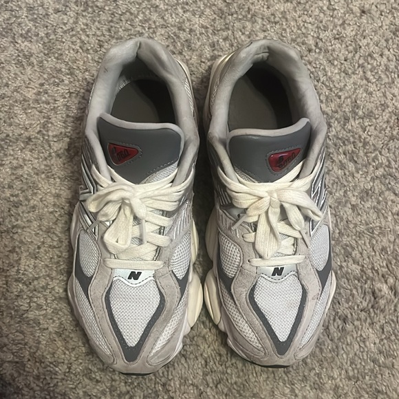 New Balance Gray and White Athletic Shoes - Picture 4 of 4